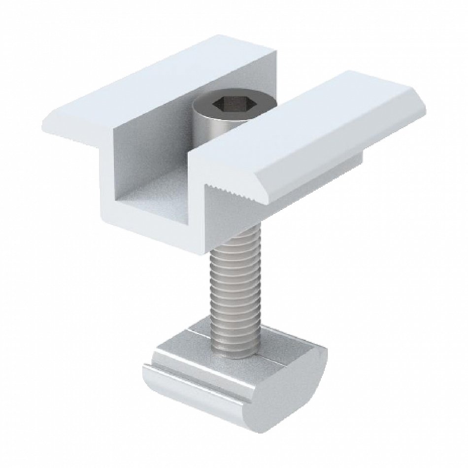 NuaSol Set Montaggio Pannelli Solari - Per Tetto Lamiera, 2 Moduli - Foto 8